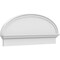 Ekena Millwork Elliptical Smooth Architectural Grade PVC Combination Pediment, 42"W x 17-3/8"H x 2-3/4"P PEDPC042X175ELL00 - alternate 1